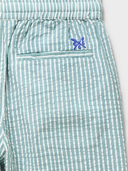 Dsiney Kidz - Crew Clothing Green Seersucker Shorts image 3