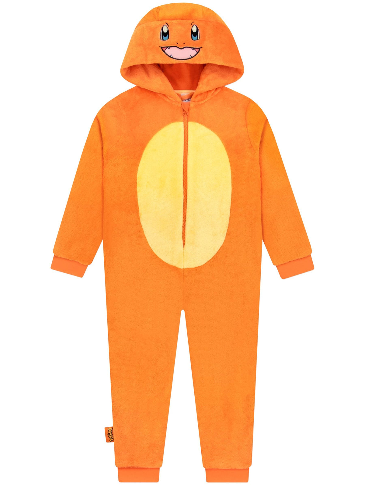 Character Orange Pokemon Charmander Fleece Onesie - image 1
