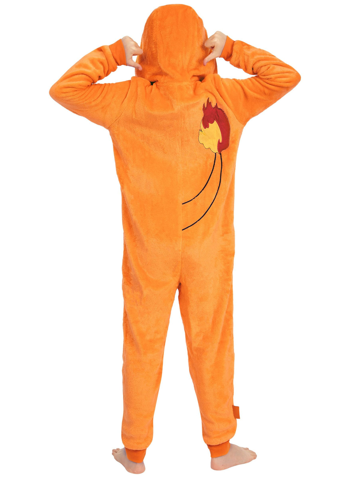 Character Orange Pokemon Charmander Fleece Onesie - image 6