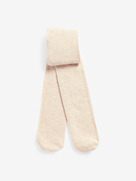 Oatmeal Cream Single Tights (0mths-2yrs) image 1
