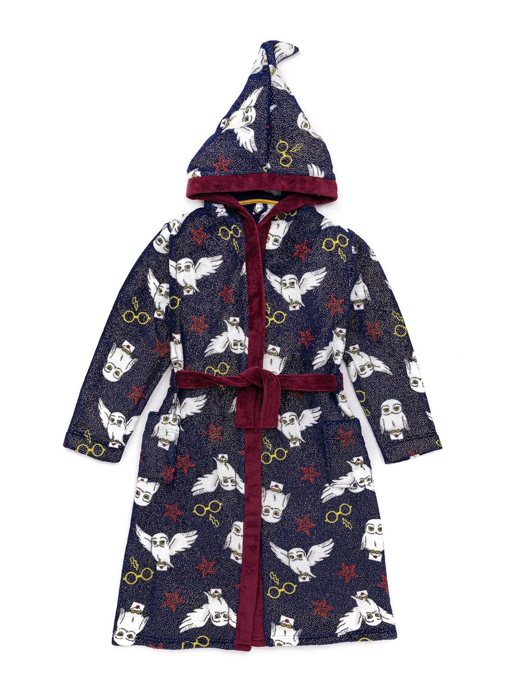 Dsiney Kidz - Vanilla Underground Blue Harry Potter Unisex Kids Fleece Dressing Gown Robe image 1