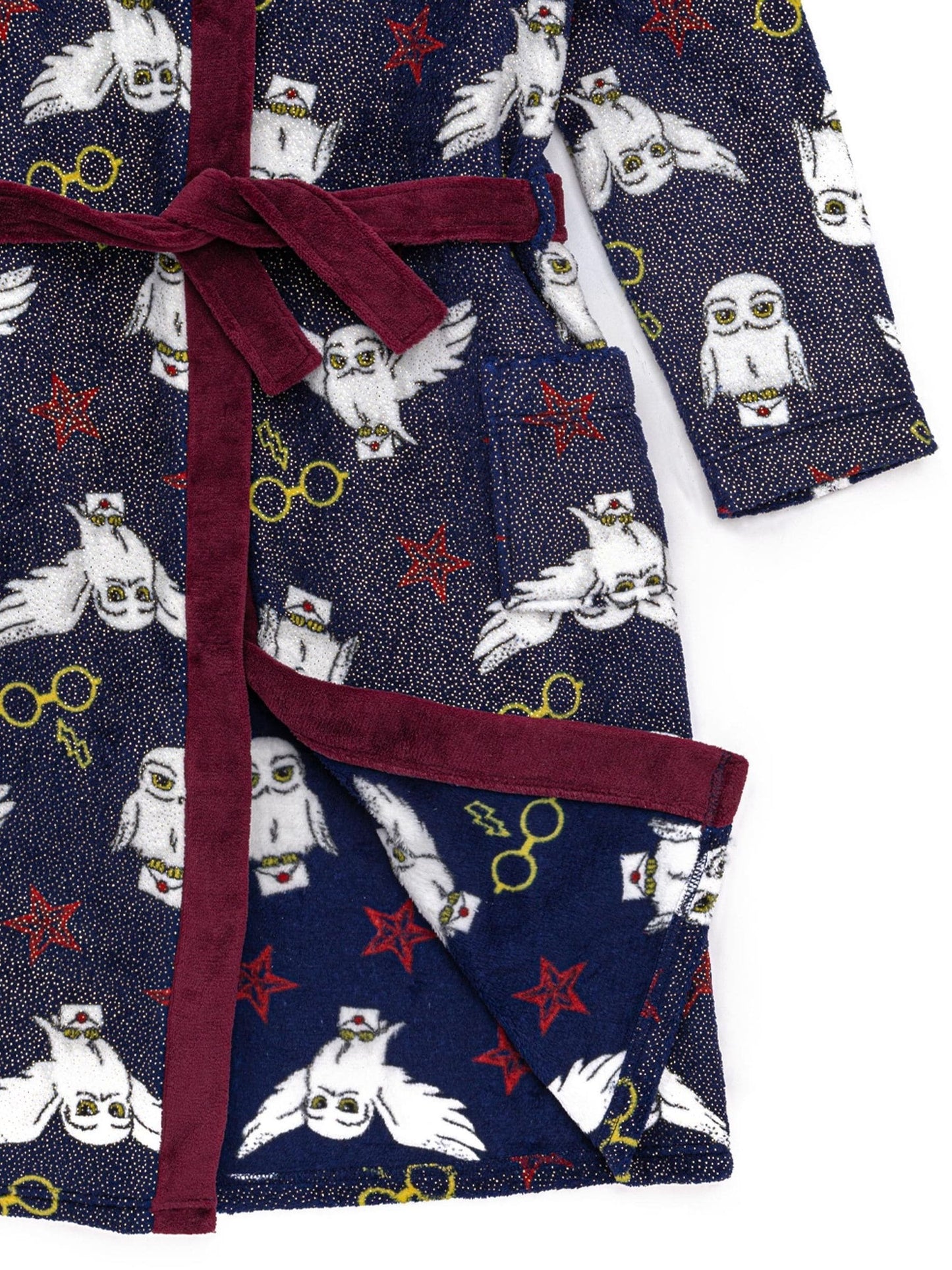 Dsiney Kidz - Vanilla Underground Blue Harry Potter Unisex Kids Fleece Dressing Gown Robe image 4