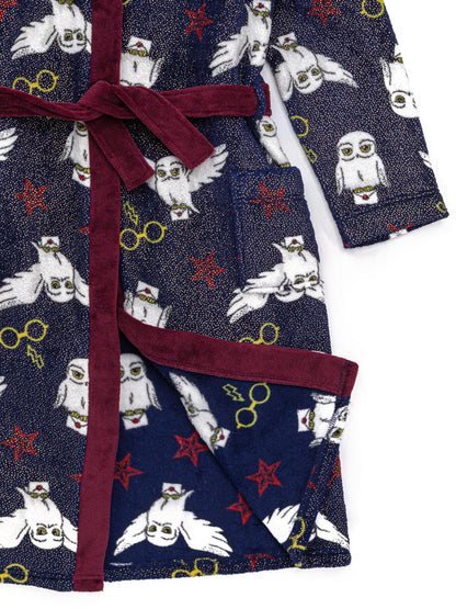 Dsiney Kidz - Vanilla Underground Blue Harry Potter Unisex Kids Fleece Dressing Gown Robe image 4