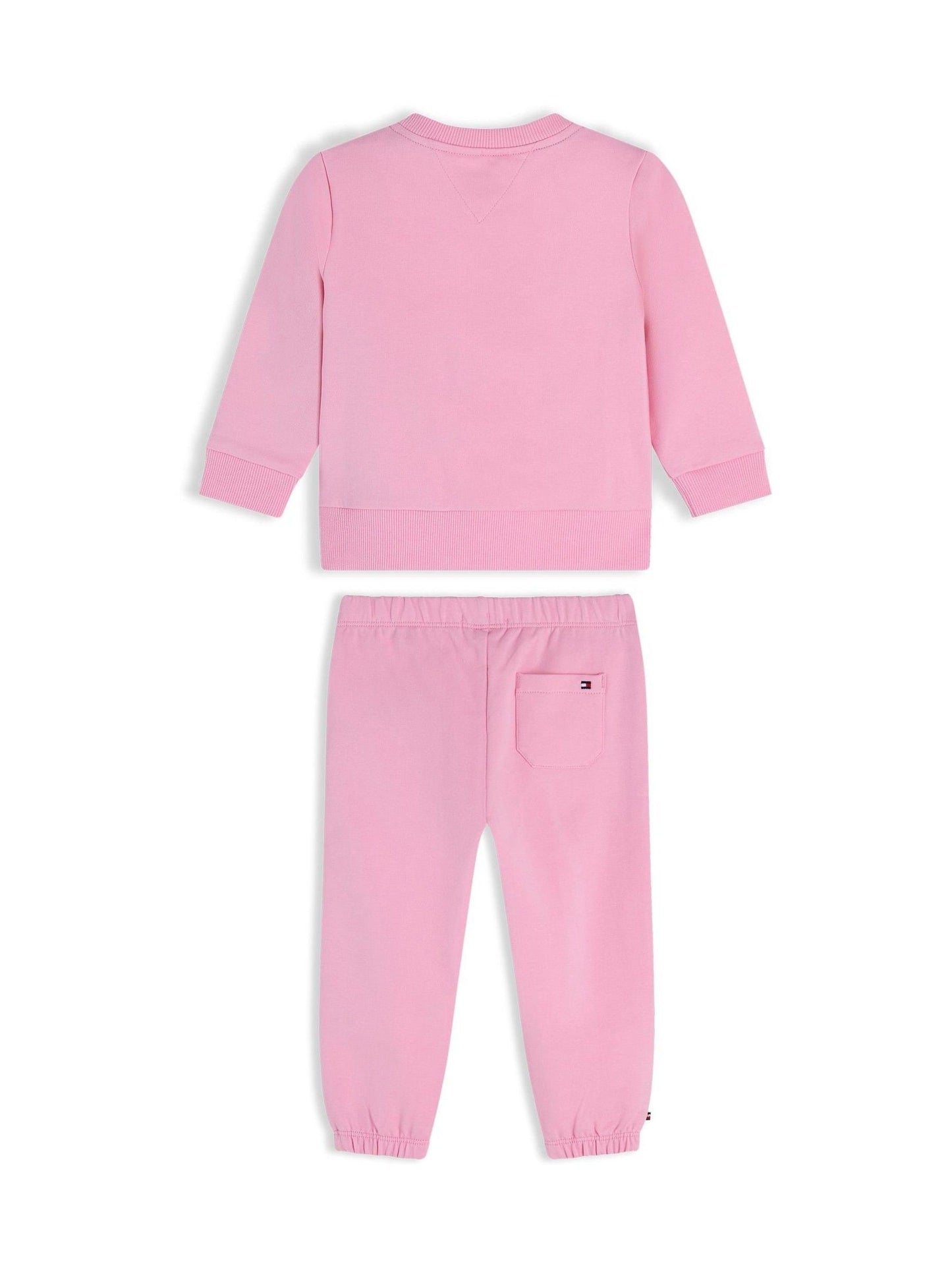 Tommy Hilfiger Pink Rope Logo Sweatshirt And Joggers Set image 2