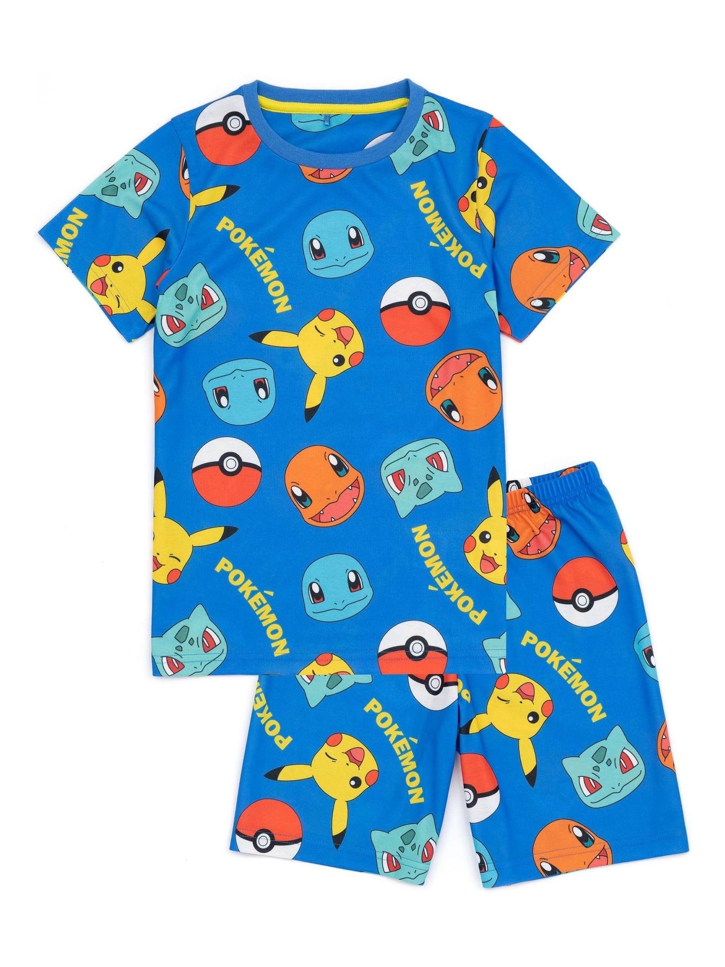 Dsiney Kidz - Vanilla Underground Yellow Boys Pokémon Pyjamas 2 Pack image 3