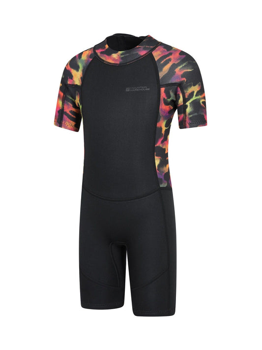 Dsiney Kidz - Mountain Warehouse Red Printed Shorty Wetsuit image 2