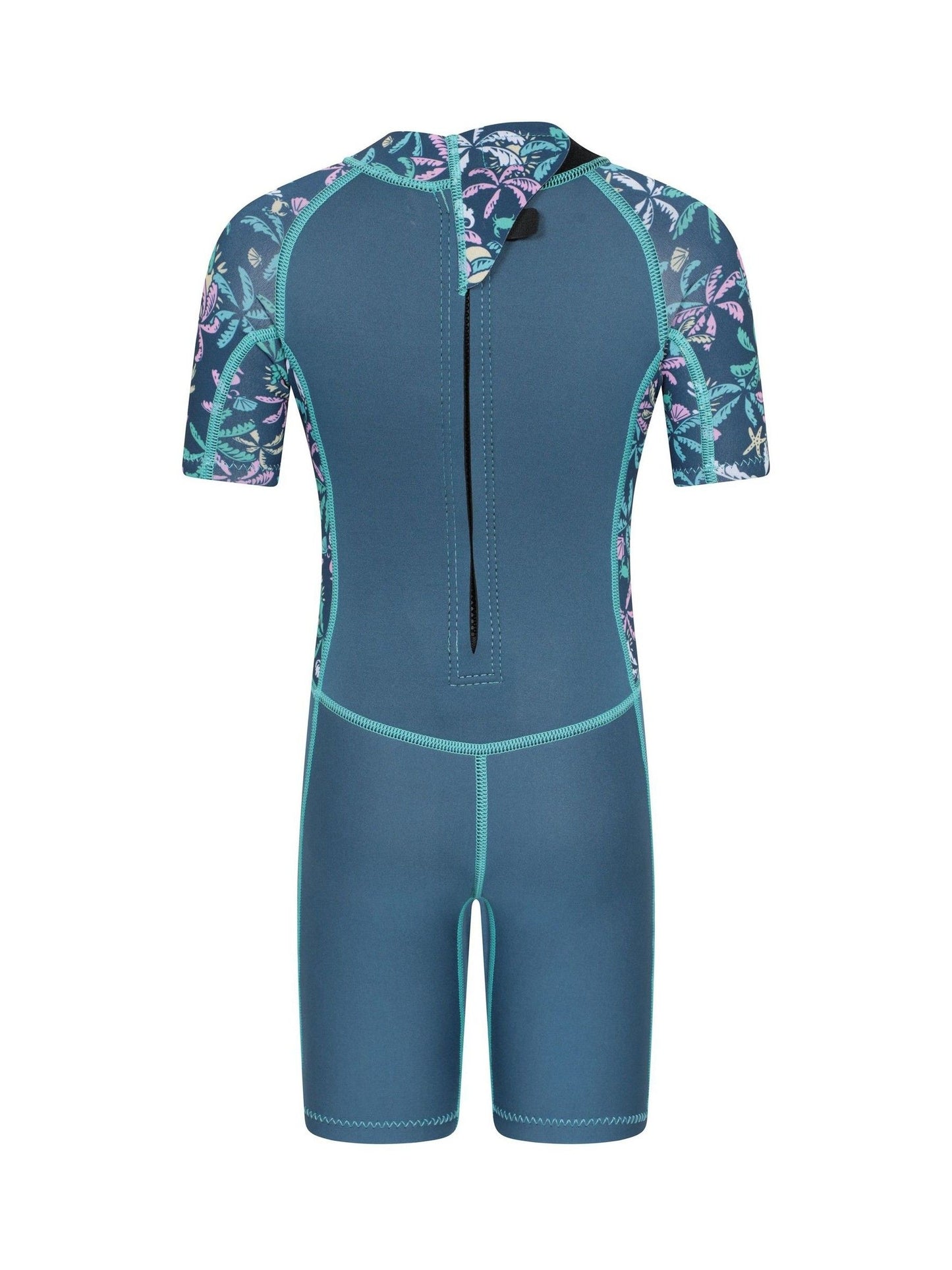 Mountain Warehouse Blue Printed Shorty Wetsuit image 3