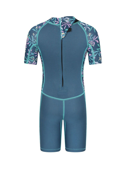 Mountain Warehouse Blue Printed Shorty Wetsuit image 3
