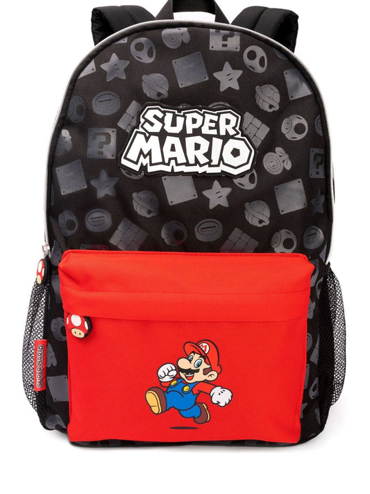 Vanilla Underground Black Super Mario All Over Print Backpack image 1