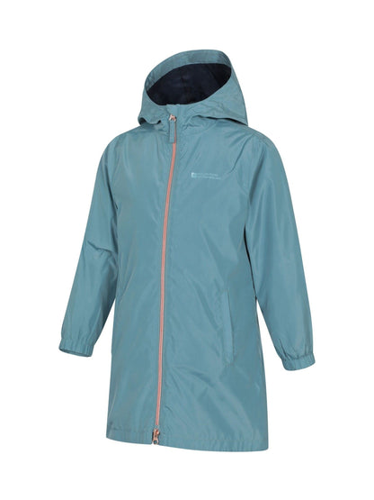 Dsiney Kidz - Mountain Warehouse Blue Kids Flo Printed Water Resistant Jacket image 2