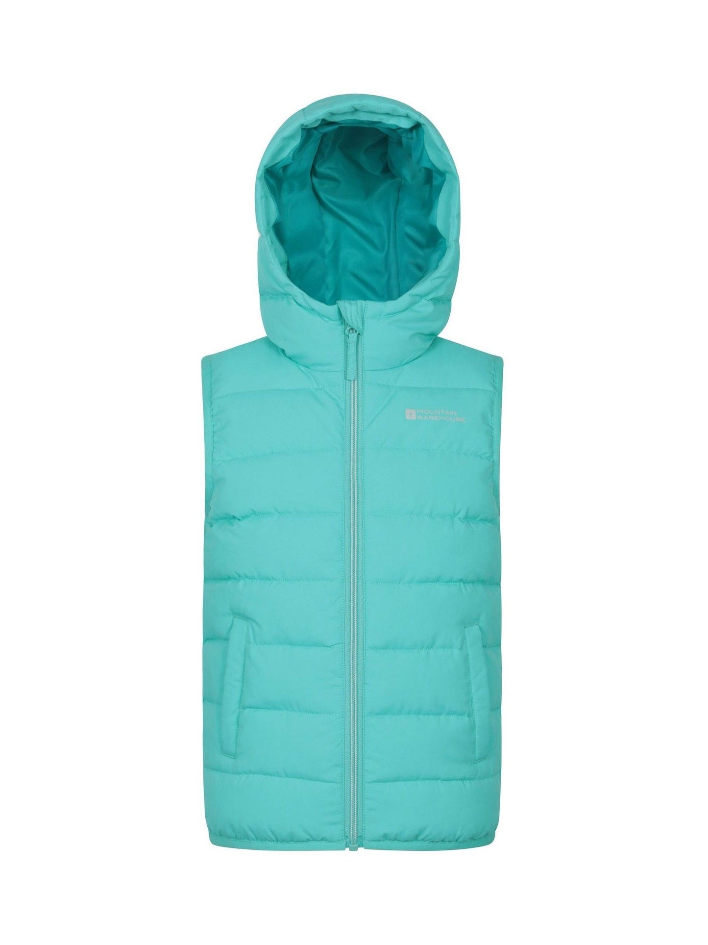 Dsiney Kidz - Mountain Warehouse Blue Rocko Kids Water Resistant Hooded Padded Jacket image 1