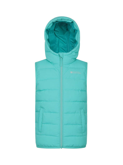 Dsiney Kidz - Mountain Warehouse Blue Rocko Kids Water Resistant Hooded Padded Jacket image 1