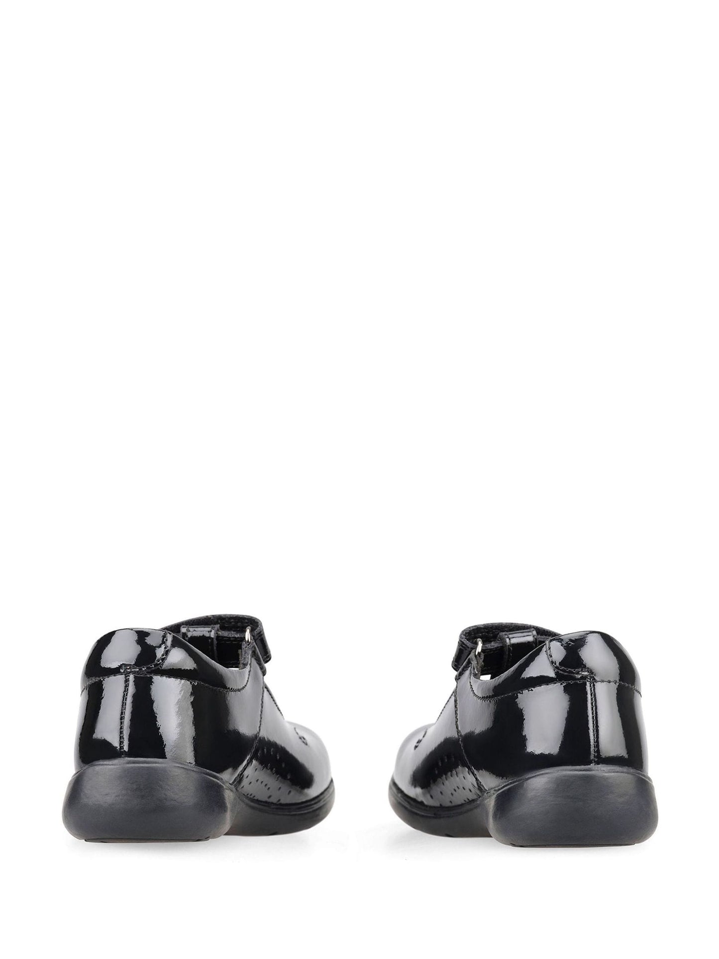 Start Rite Black Patent Standard Fit Star Jump T-Bar Leather School Shoes image 5