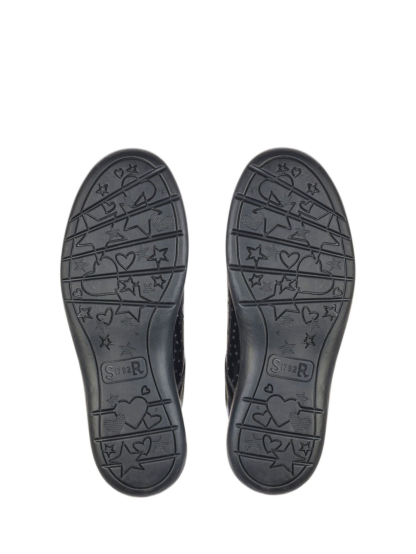 Start Rite Black Patent Standard Fit Star Jump T-Bar Leather School Shoes image 6
