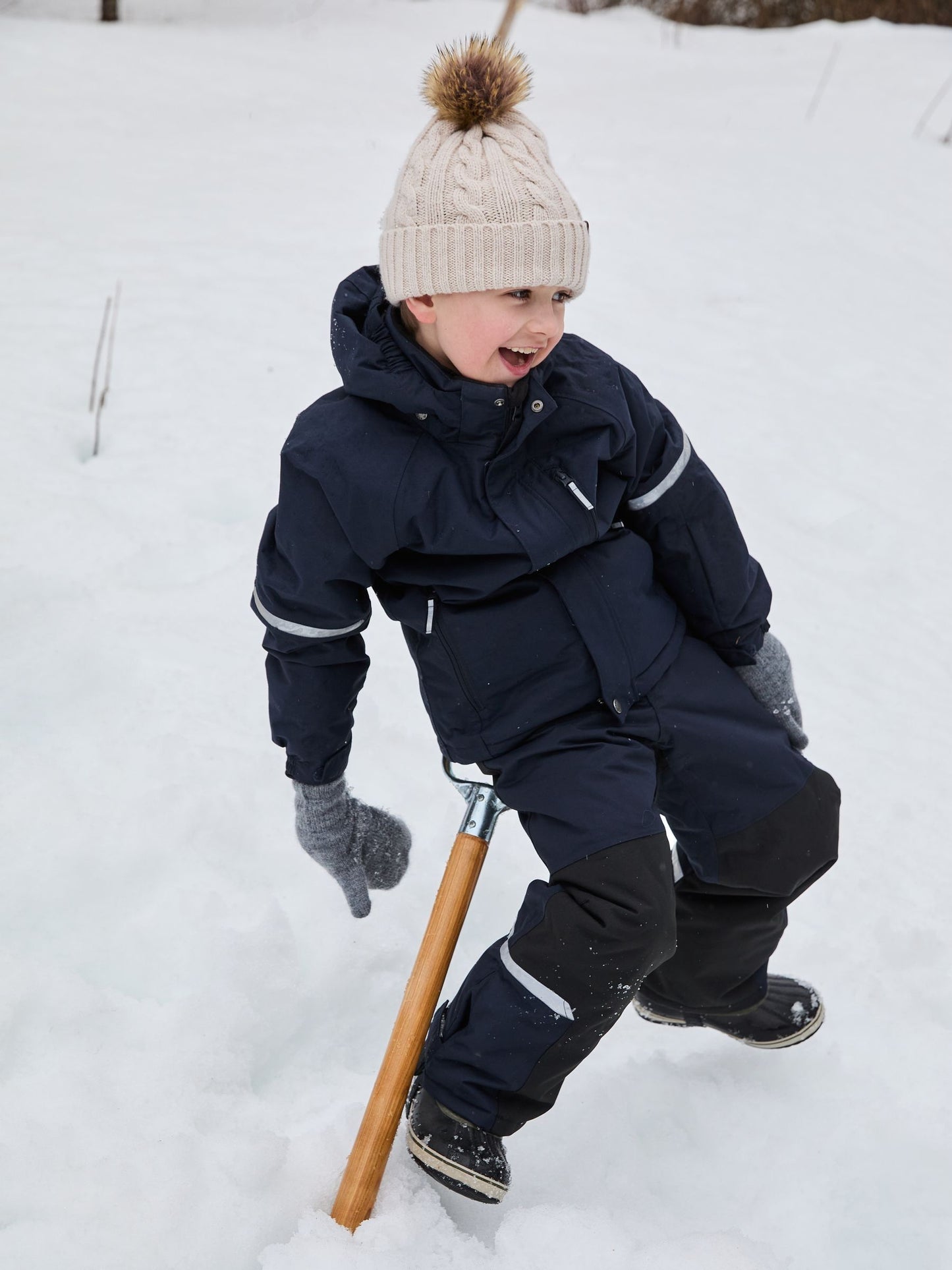 Dsiney Kidz - Polarn O. Pyret Blue Waterproof Ski Padded Jacket image 1