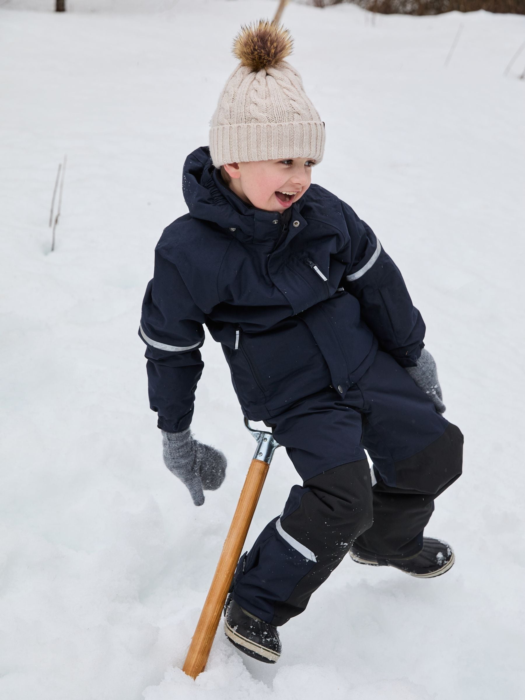Dsiney Kidz - Polarn O. Pyret Blue Waterproof Ski Padded Jacket image 1