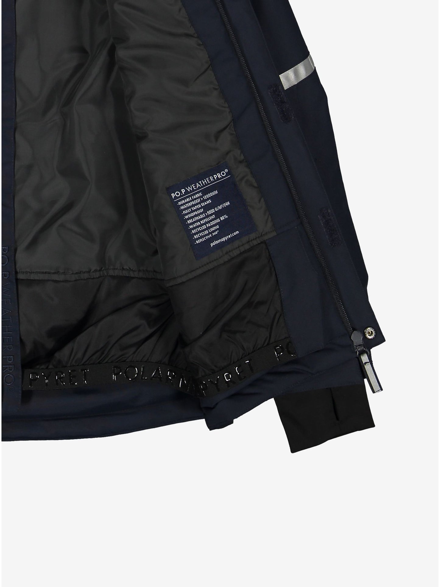 Dsiney Kidz - Polarn O. Pyret Blue Waterproof Ski Padded Jacket image 8