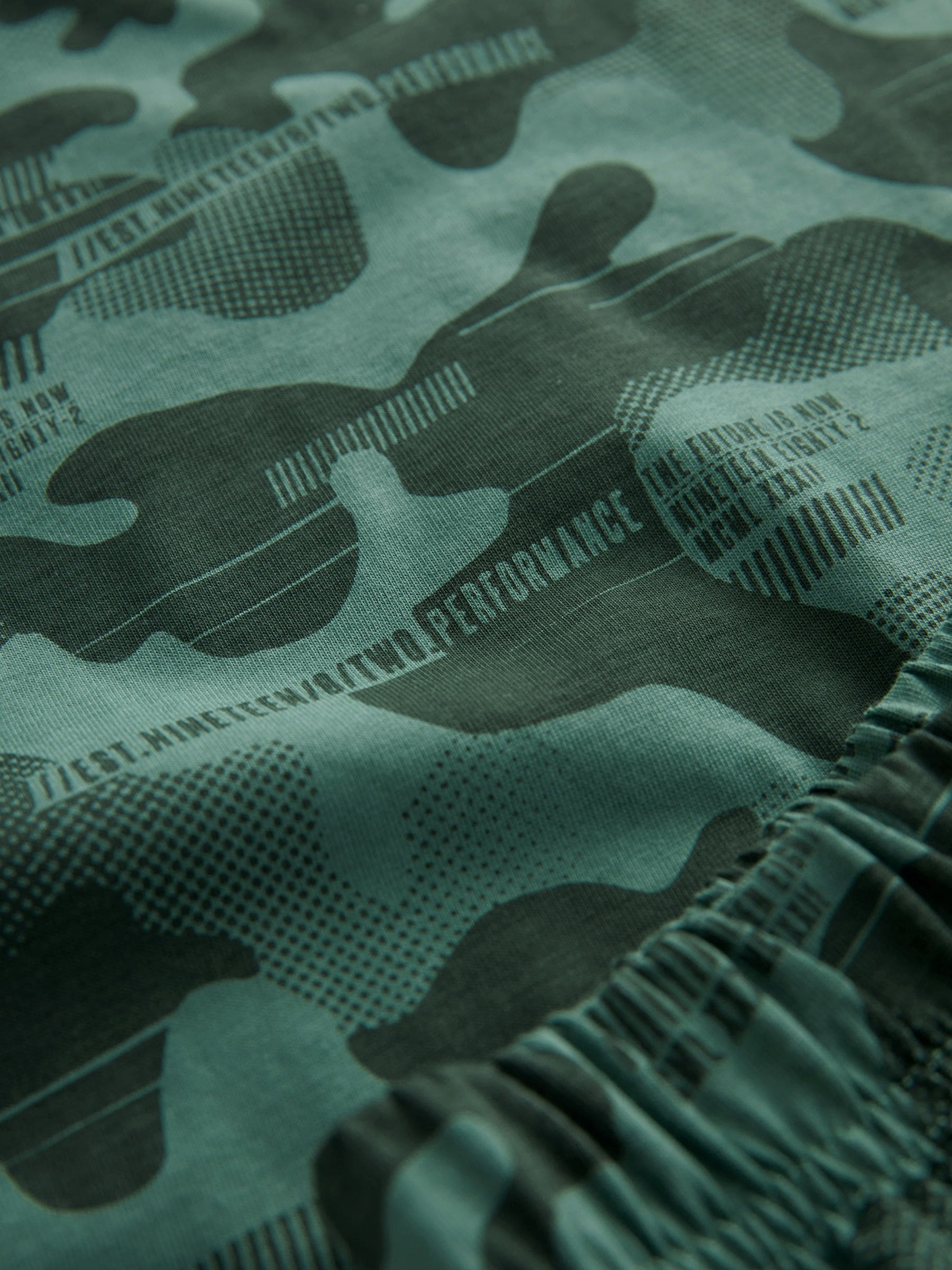 Grey/Blue/Green Camouflage Long Sleeve Pyjamas 3 Pack (3-16yrs) image 3