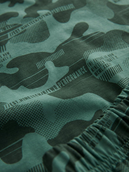 Grey/Blue/Green Camouflage Long Sleeve Pyjamas 3 Pack (3-16yrs) image 3