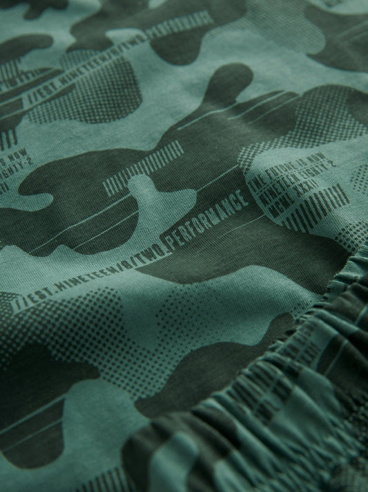 Grey/Blue/Green Camouflage Long Sleeve Pyjamas 3 Pack (3-16yrs) image 3