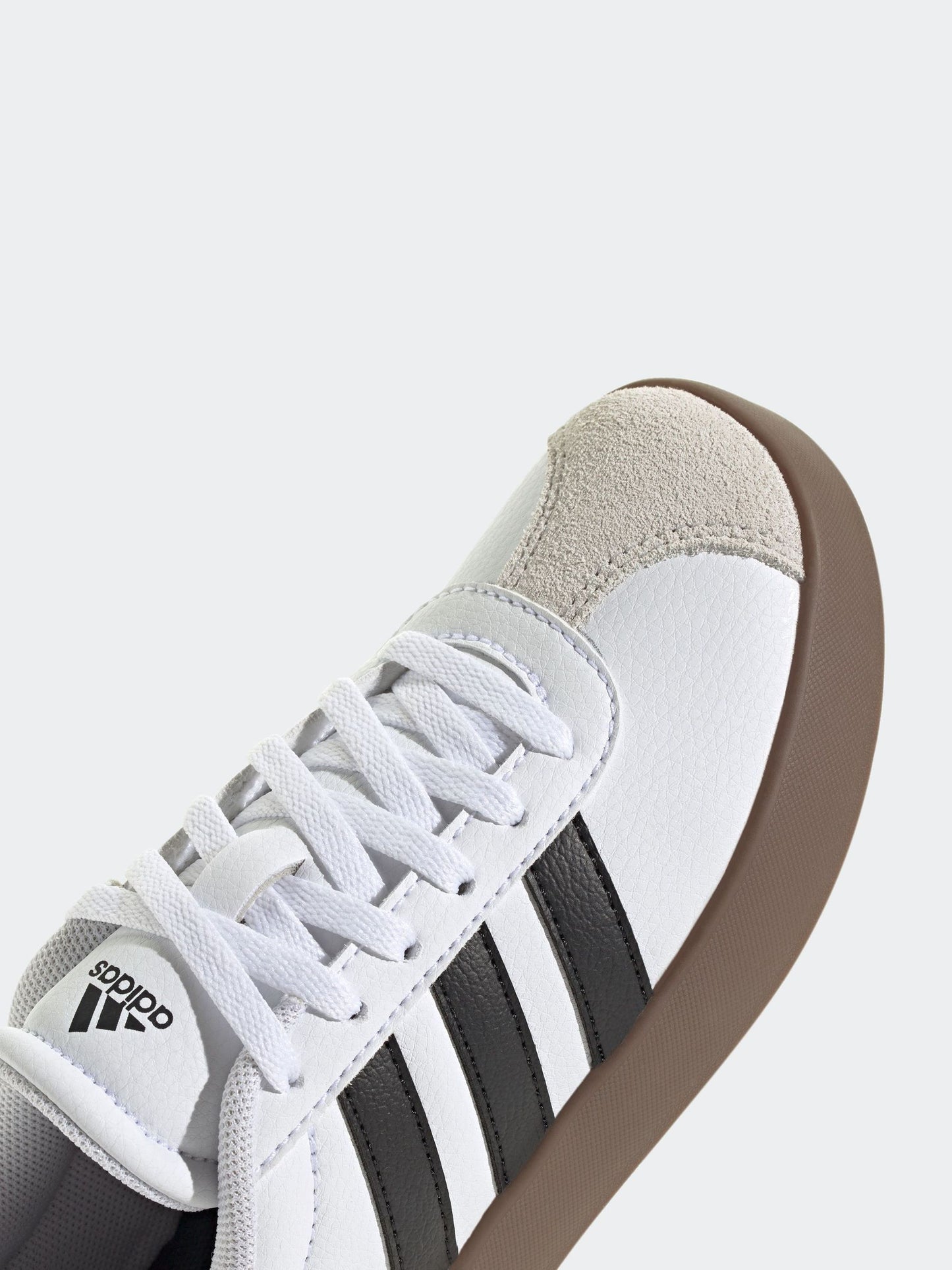 adidas White/Black VL Court 3.0 Trainers image 10