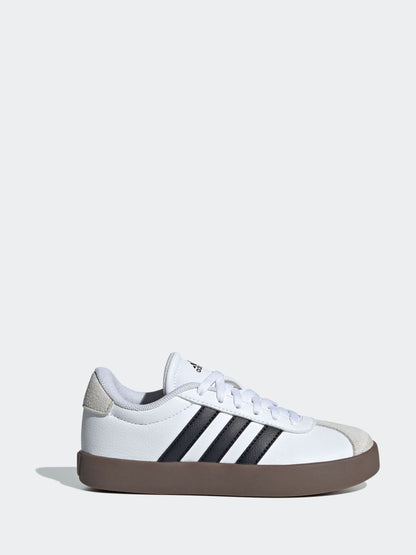 adidas White/Black VL Court 3.0 Trainers image 3