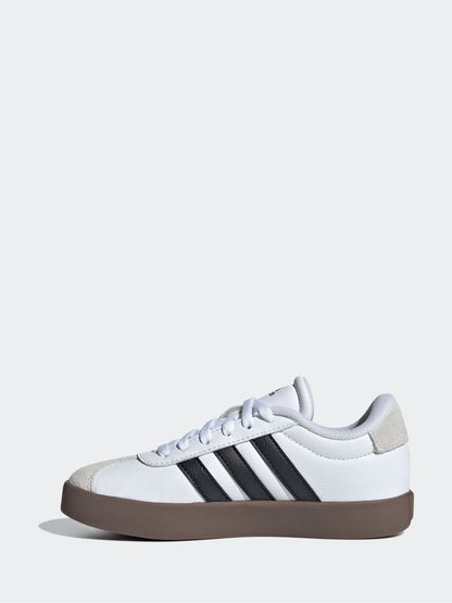 adidas White/Black VL Court 3.0 Trainers image 4