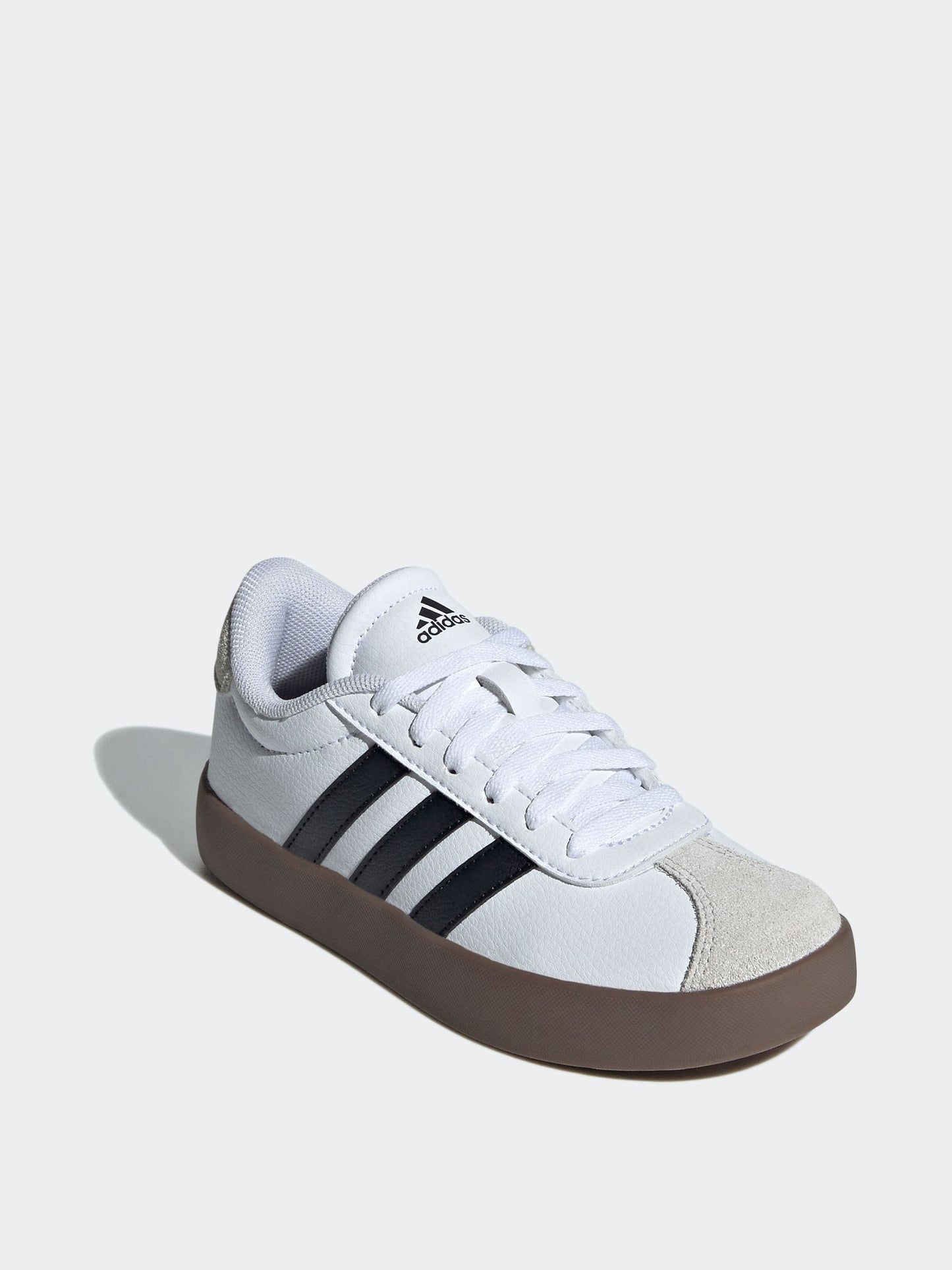 adidas White/Black VL Court 3.0 Trainers image 5
