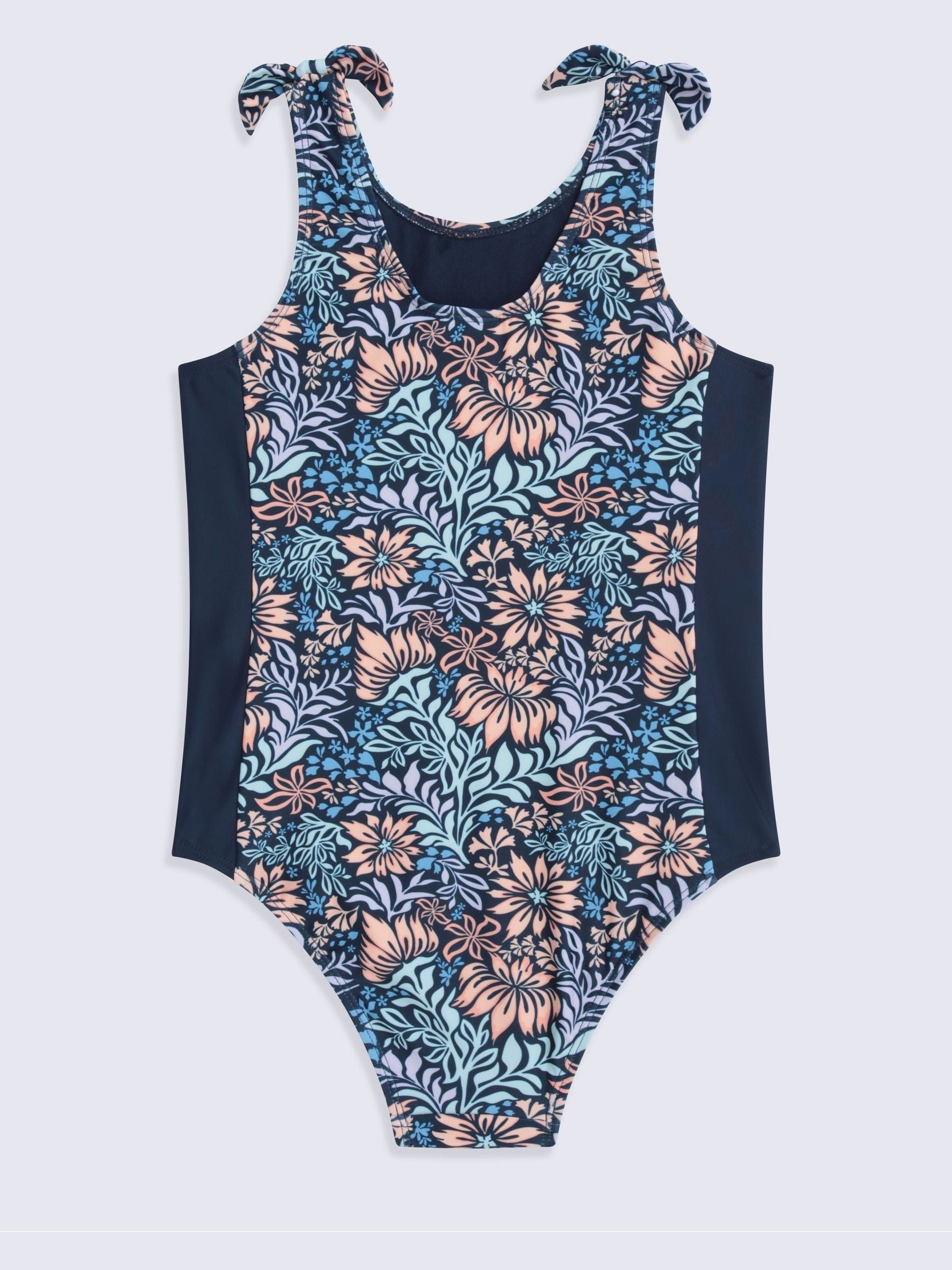Animal Blue Vacation Kids Swimsuit image 2