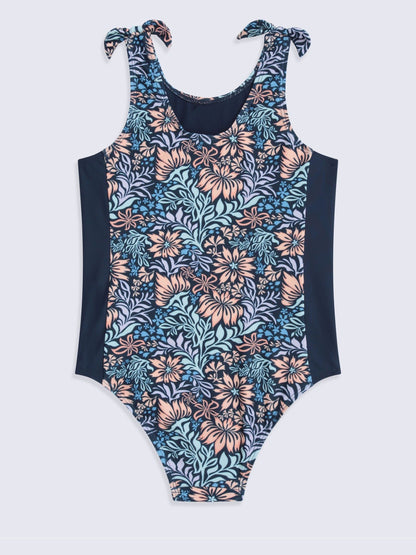 Animal Blue Vacation Kids Swimsuit image 2