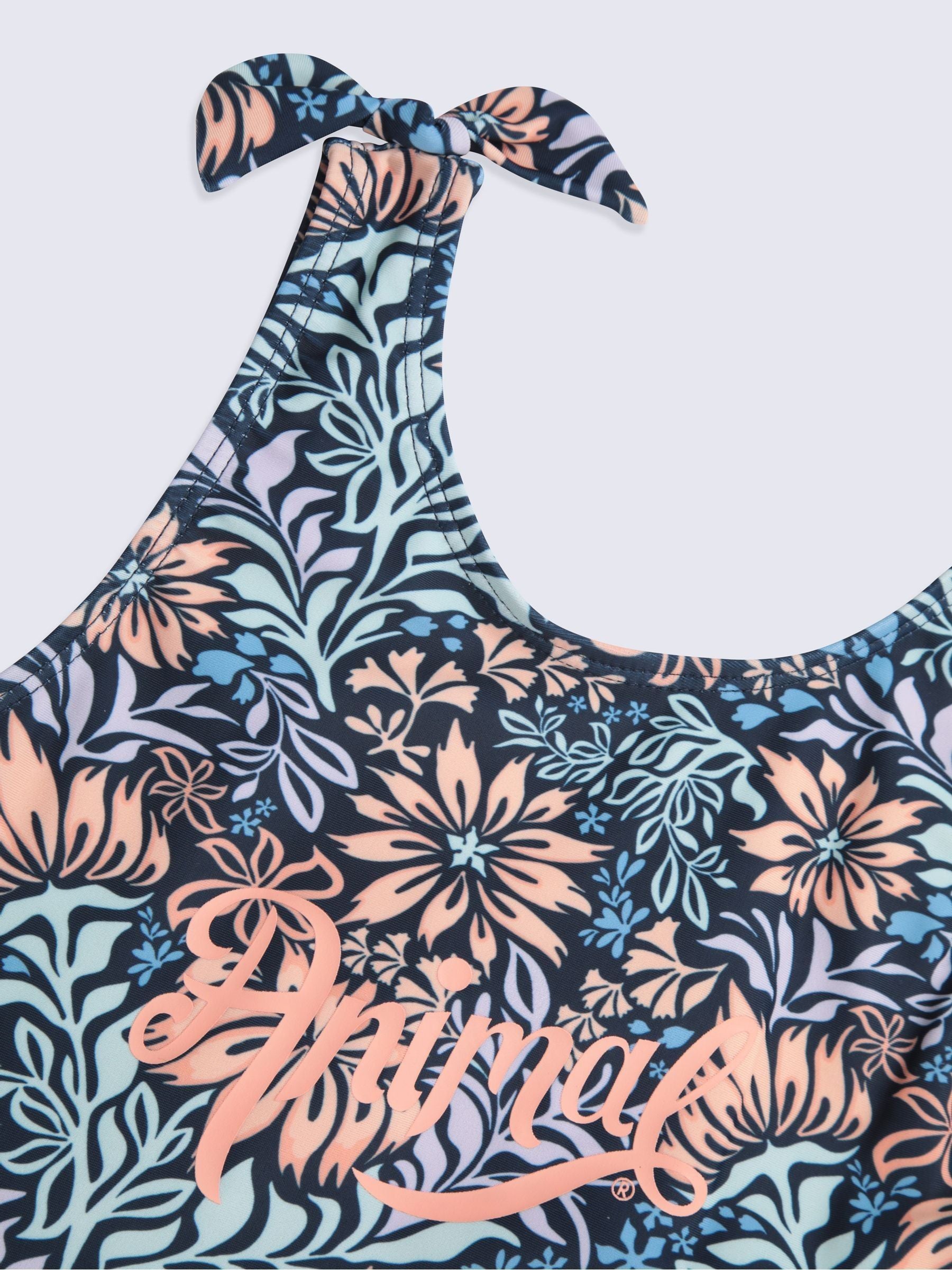 Animal Blue Vacation Kids Swimsuit image 3