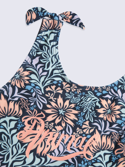 Animal Blue Vacation Kids Swimsuit image 3