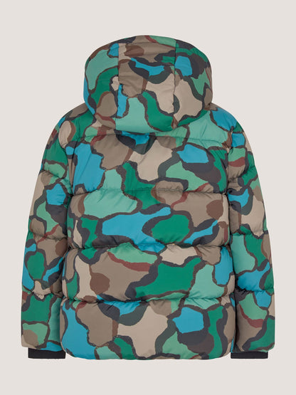 Dsiney Kidz - Monsoon Green Camo Print Puffer Jacket image 3