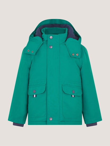 Dsiney Kidz - Monsoon Green 3-In-1 Water-Resistant Anorak Coat image 1