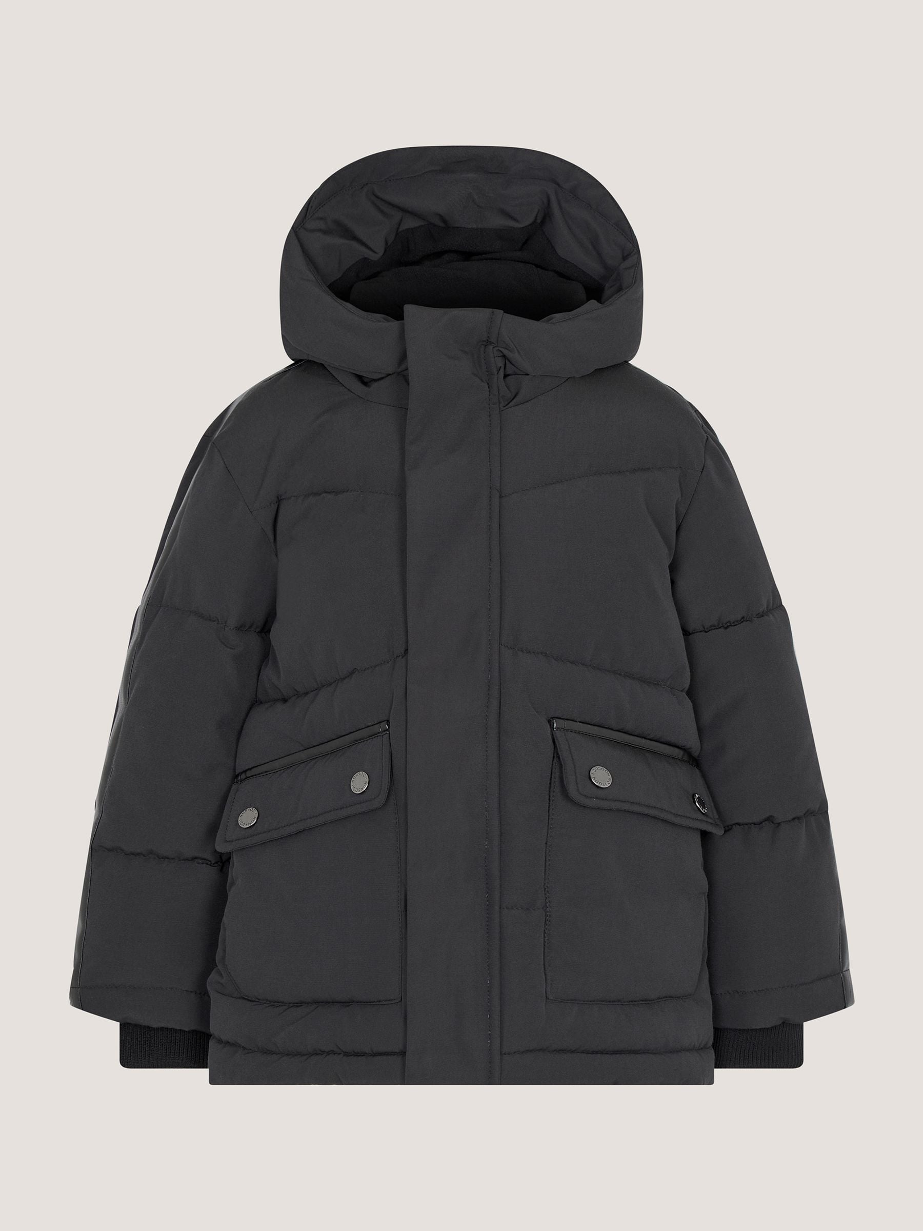 Dsiney Kidz - Monsoon Black Hooded Puffer Jacket image 4