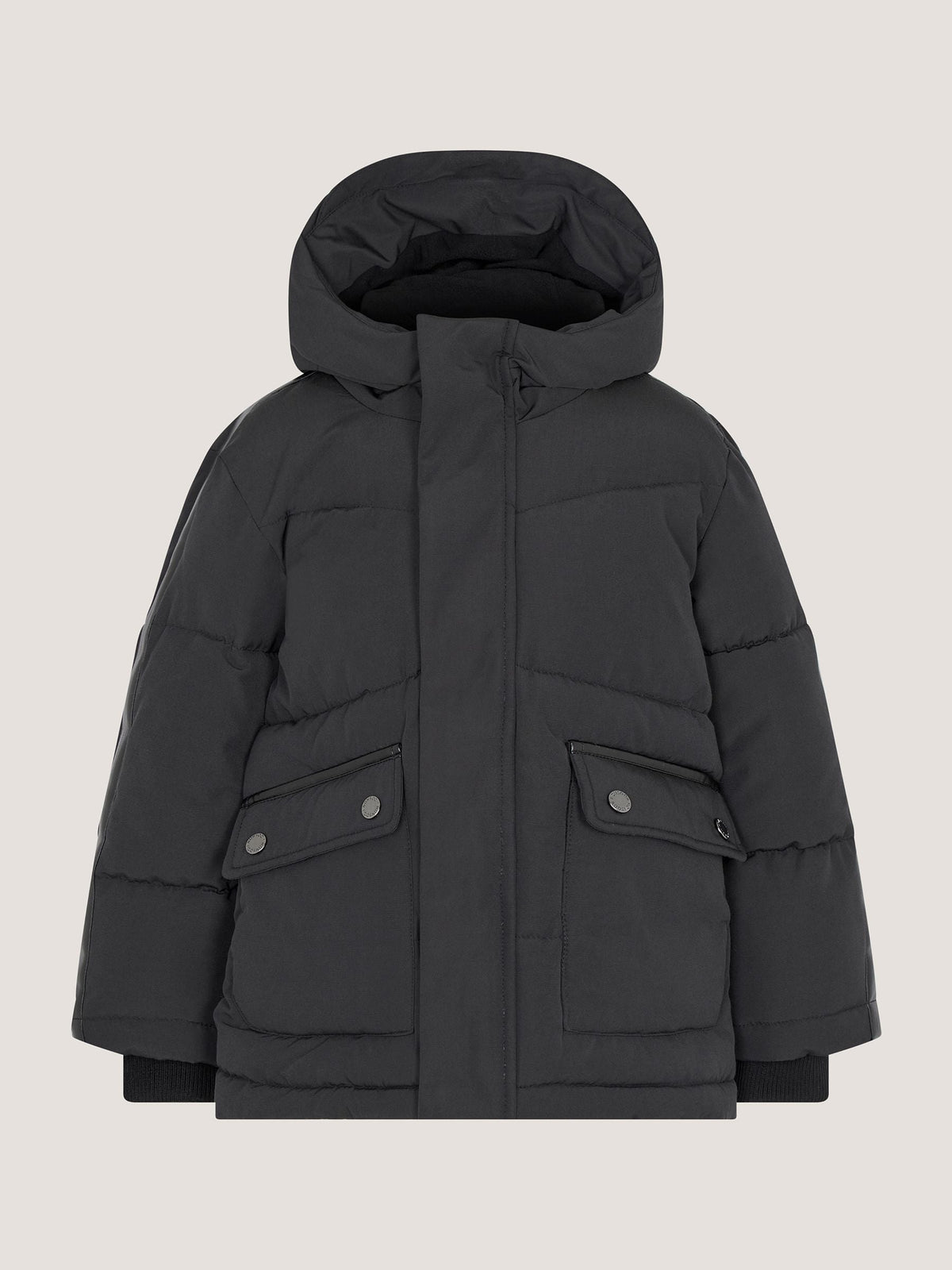 Dsiney Kidz - Monsoon Black Hooded Puffer Jacket image 4