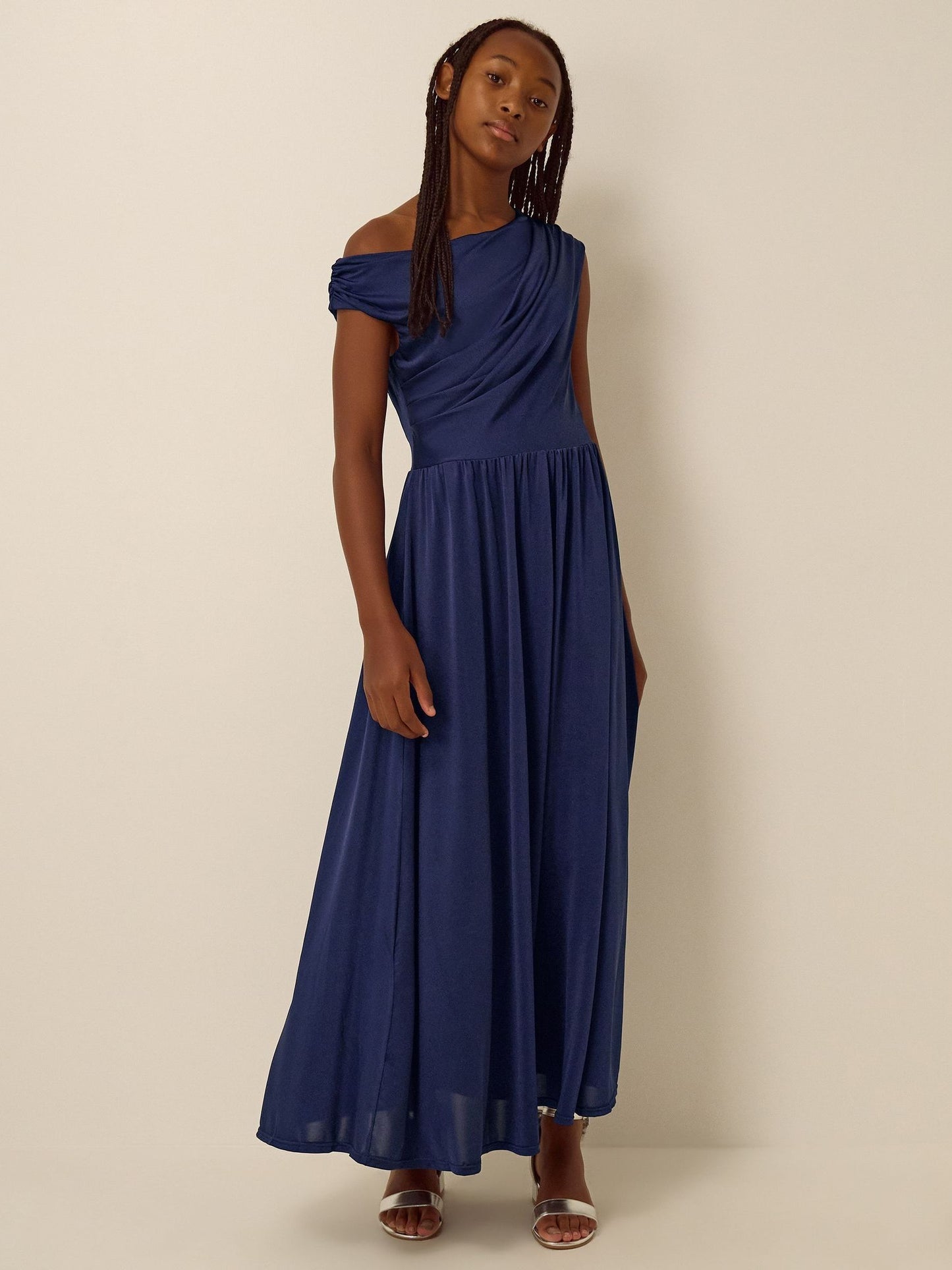 Dsiney Kidz - Monsoon Blue Avery Cowl Neck Prom Dress image 1