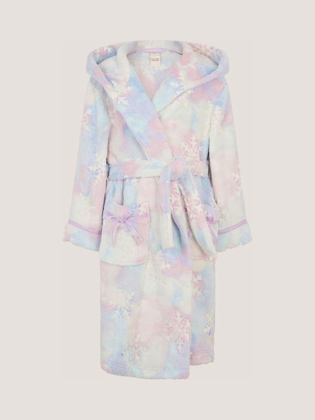Dsiney Kidz - Monsoon Pink Glow In The Dark Snowflake Dressing Gown image 1