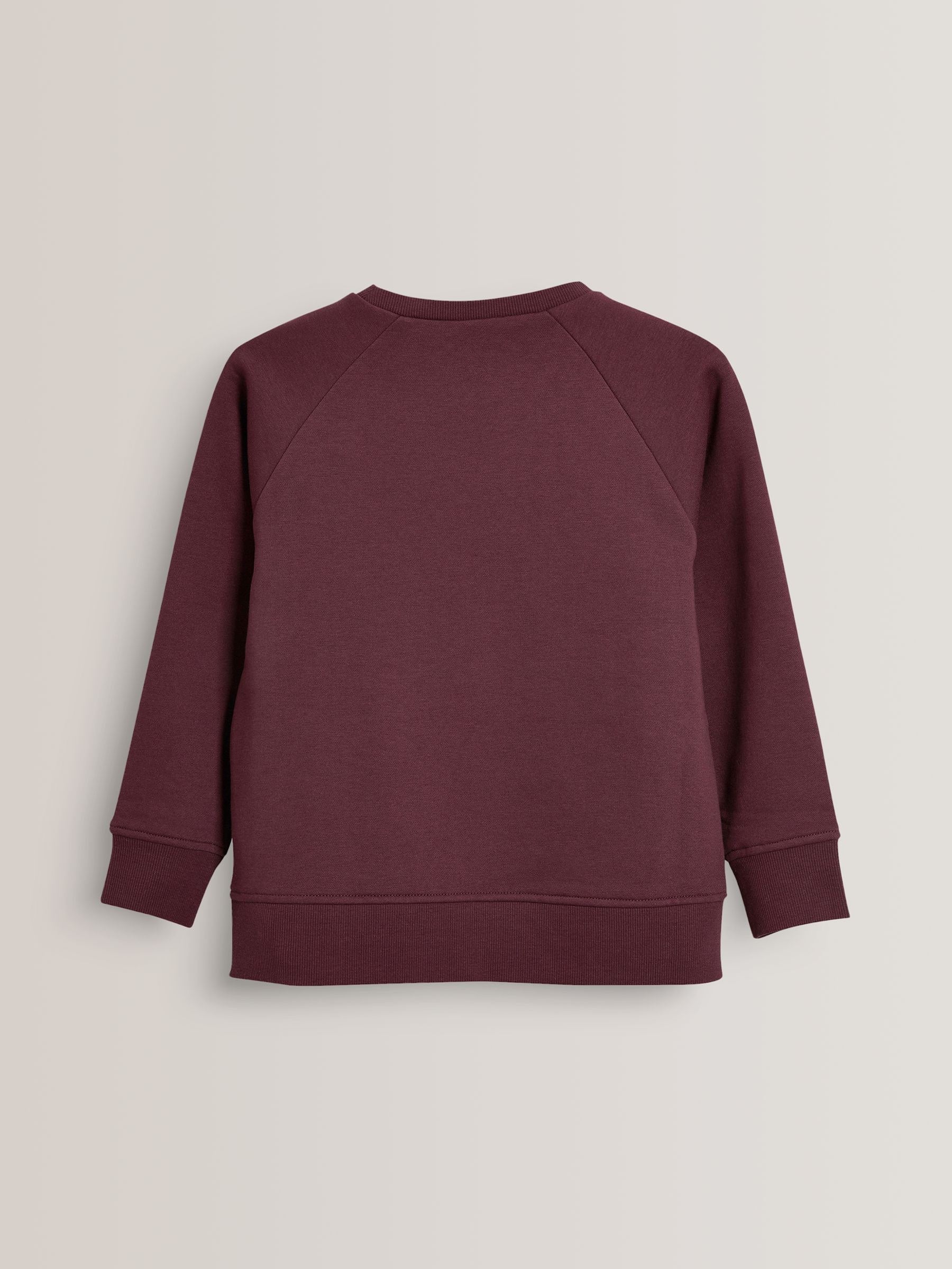 Dsiney Kidz - Burgundy Red Crew Neck School Sweater (3-16yrs) image 2