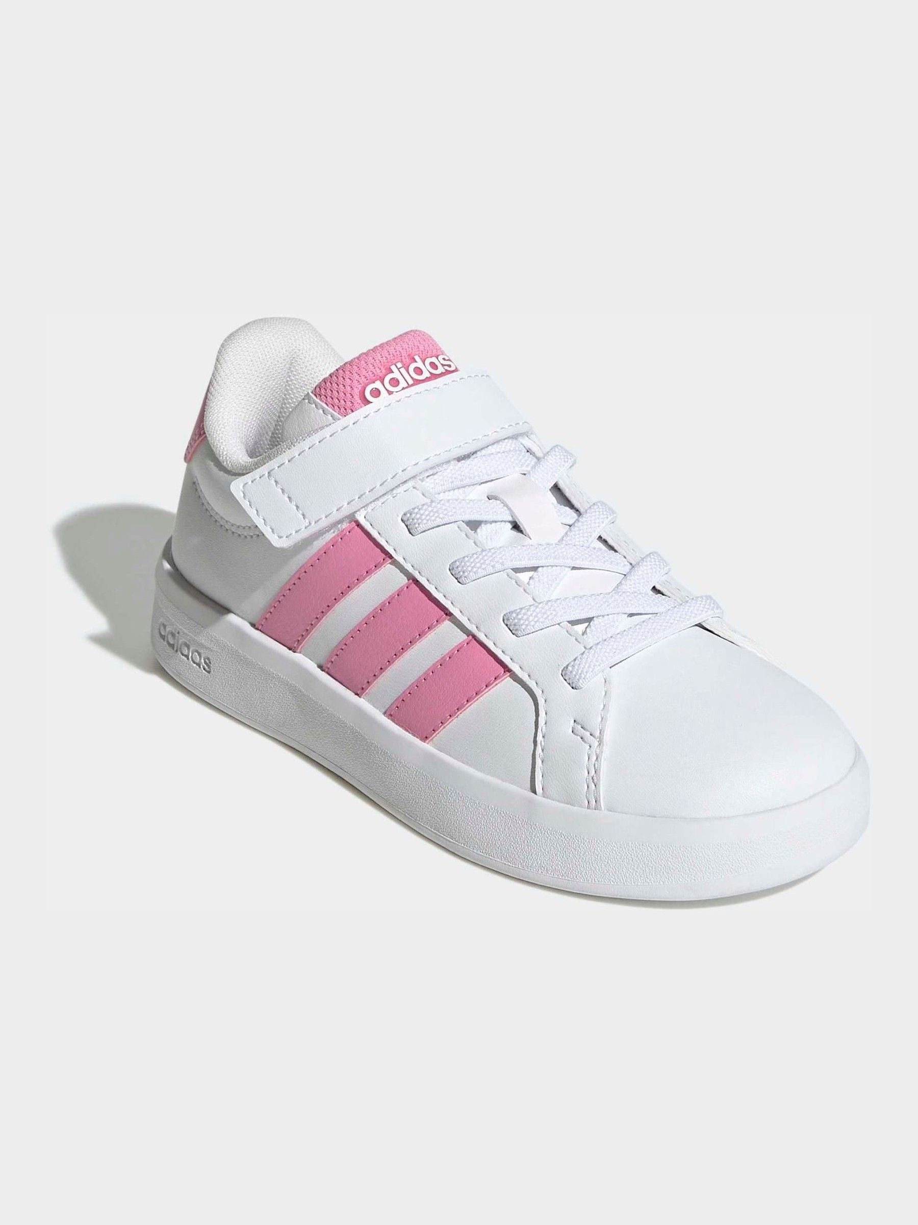 adidas White Grand Court Children Shoes image 1