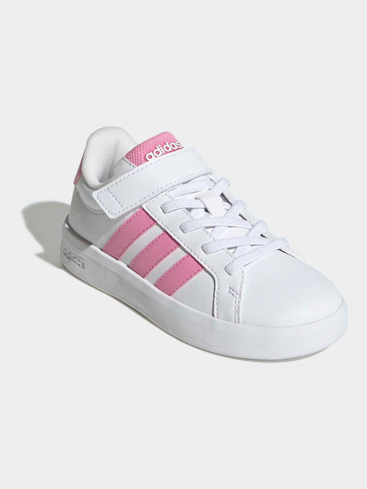 adidas White Grand Court Children Shoes image 1