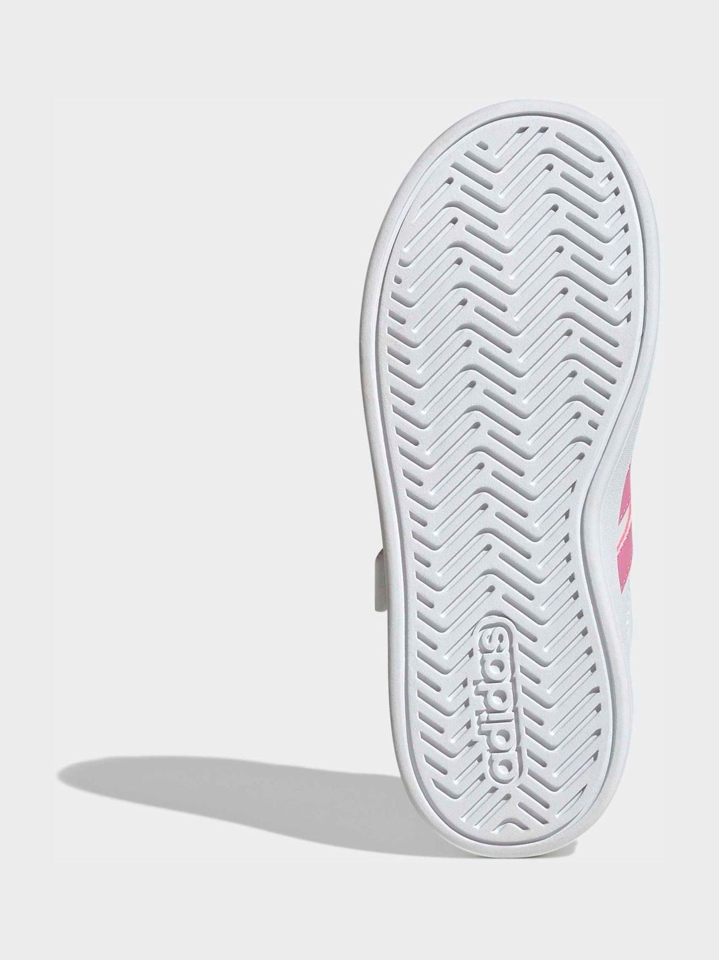 adidas White Grand Court Children Shoes image 7