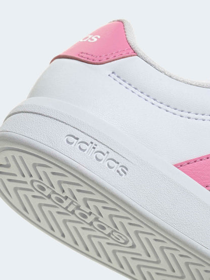 adidas White Grand Court Children Shoes image 9