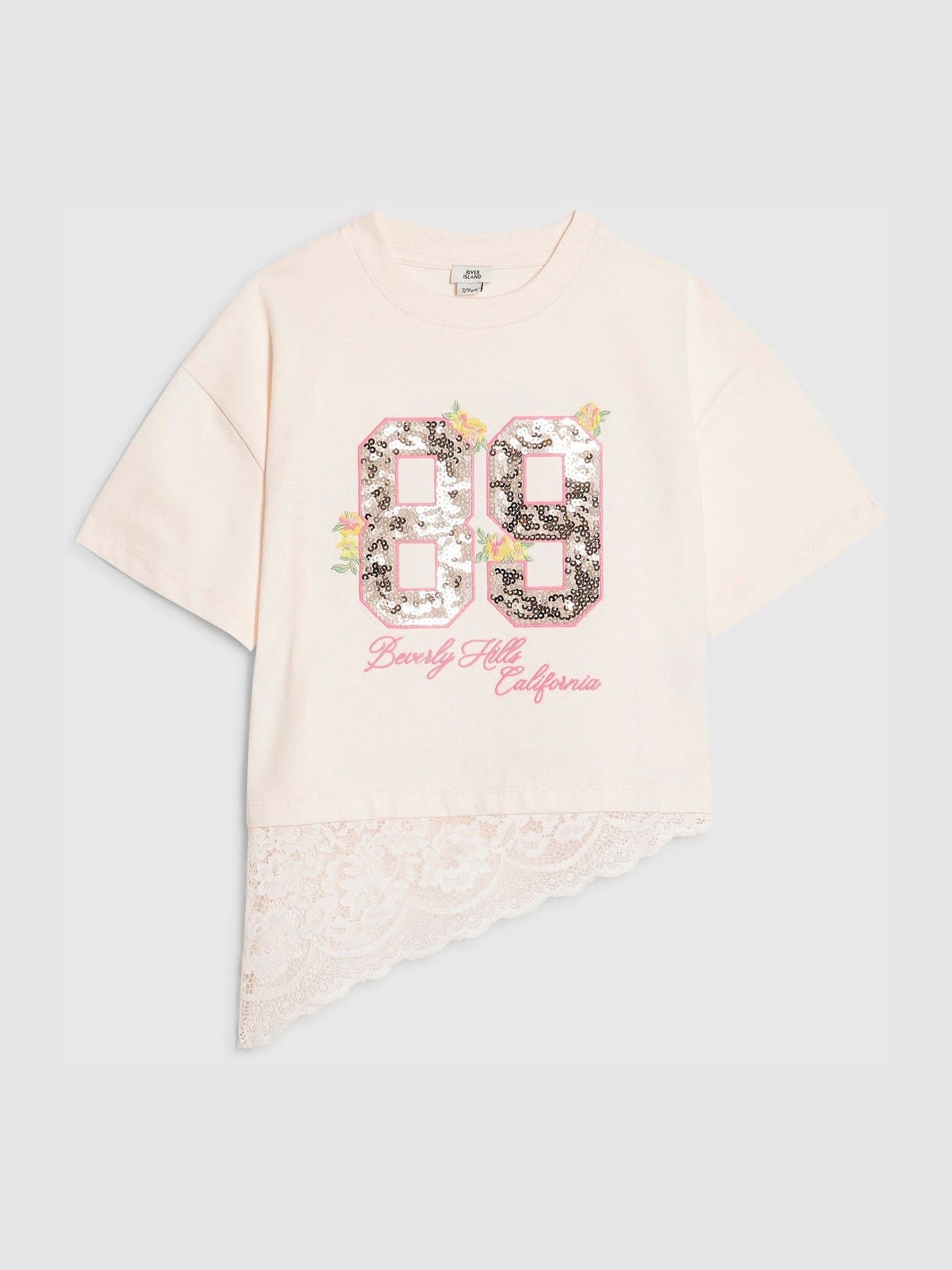 Dsiney Kidz - River Island Pink Applique T-Shirt image 1