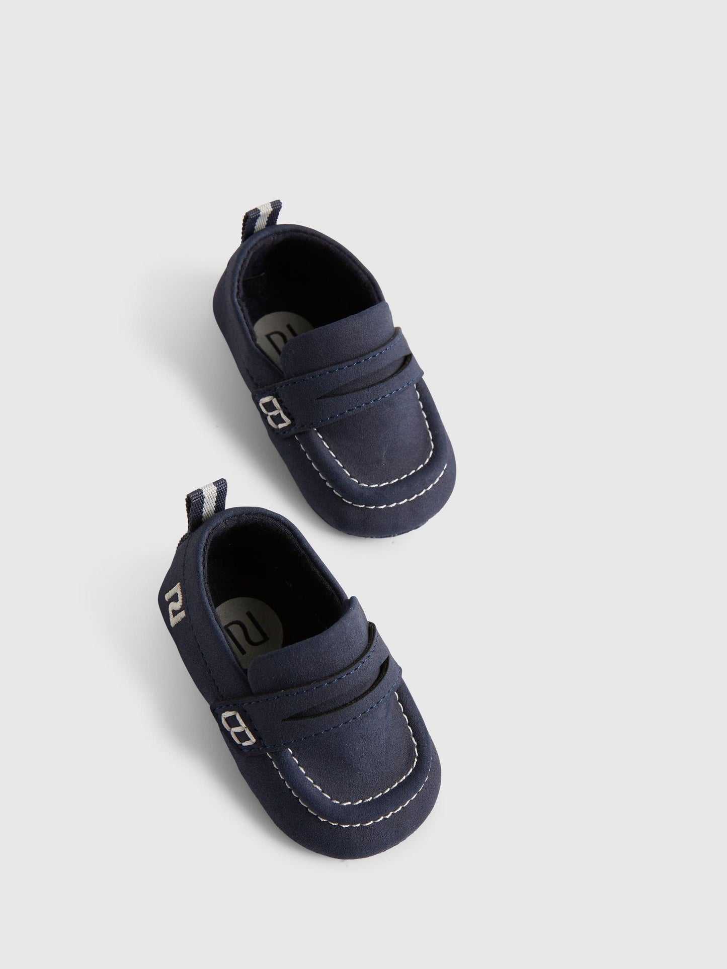 River Island Navy Smart Loafers image 4