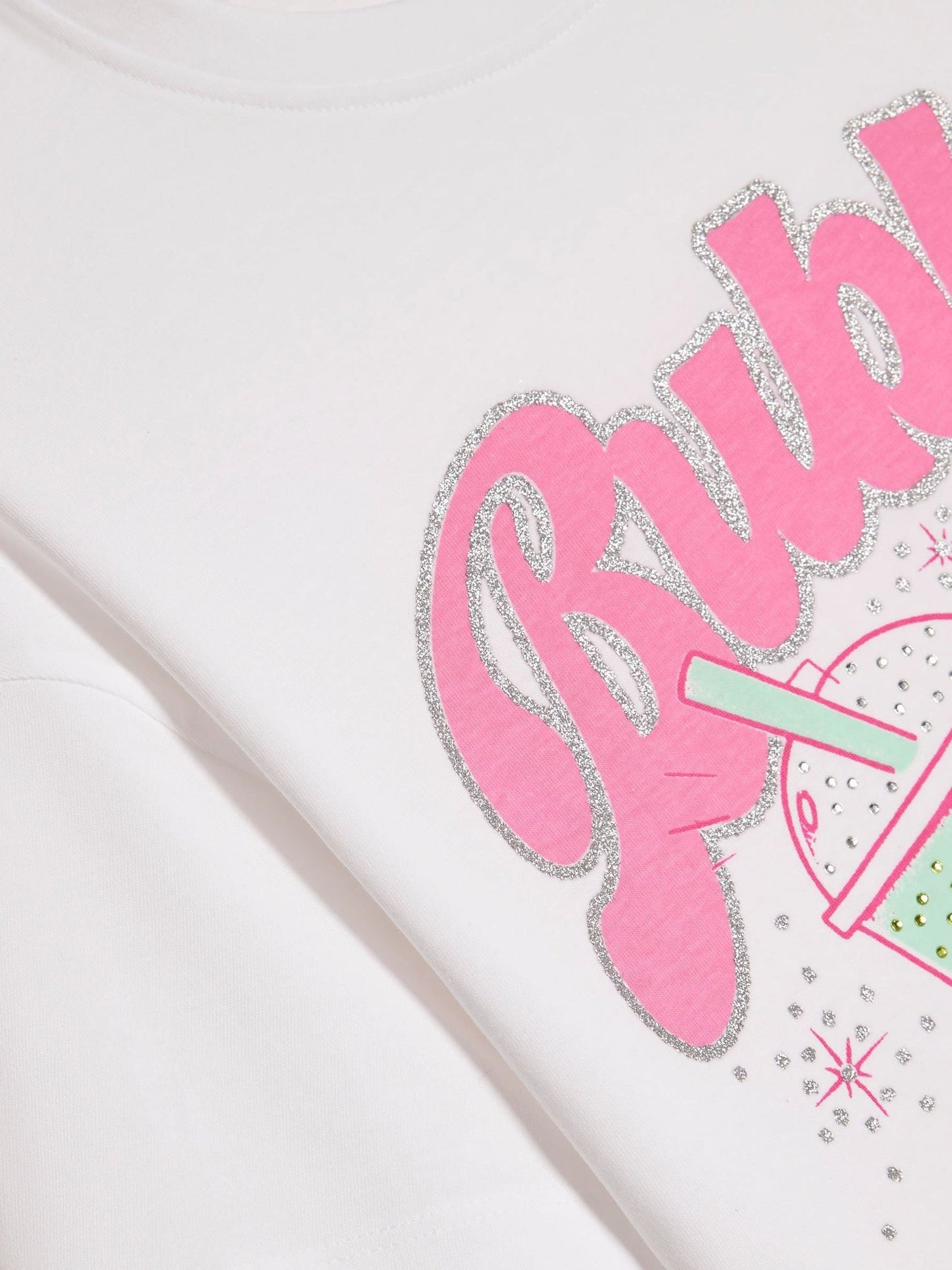 Dsiney Kidz - River Island White Bubble Trouble Matcha T-Shirt image 4