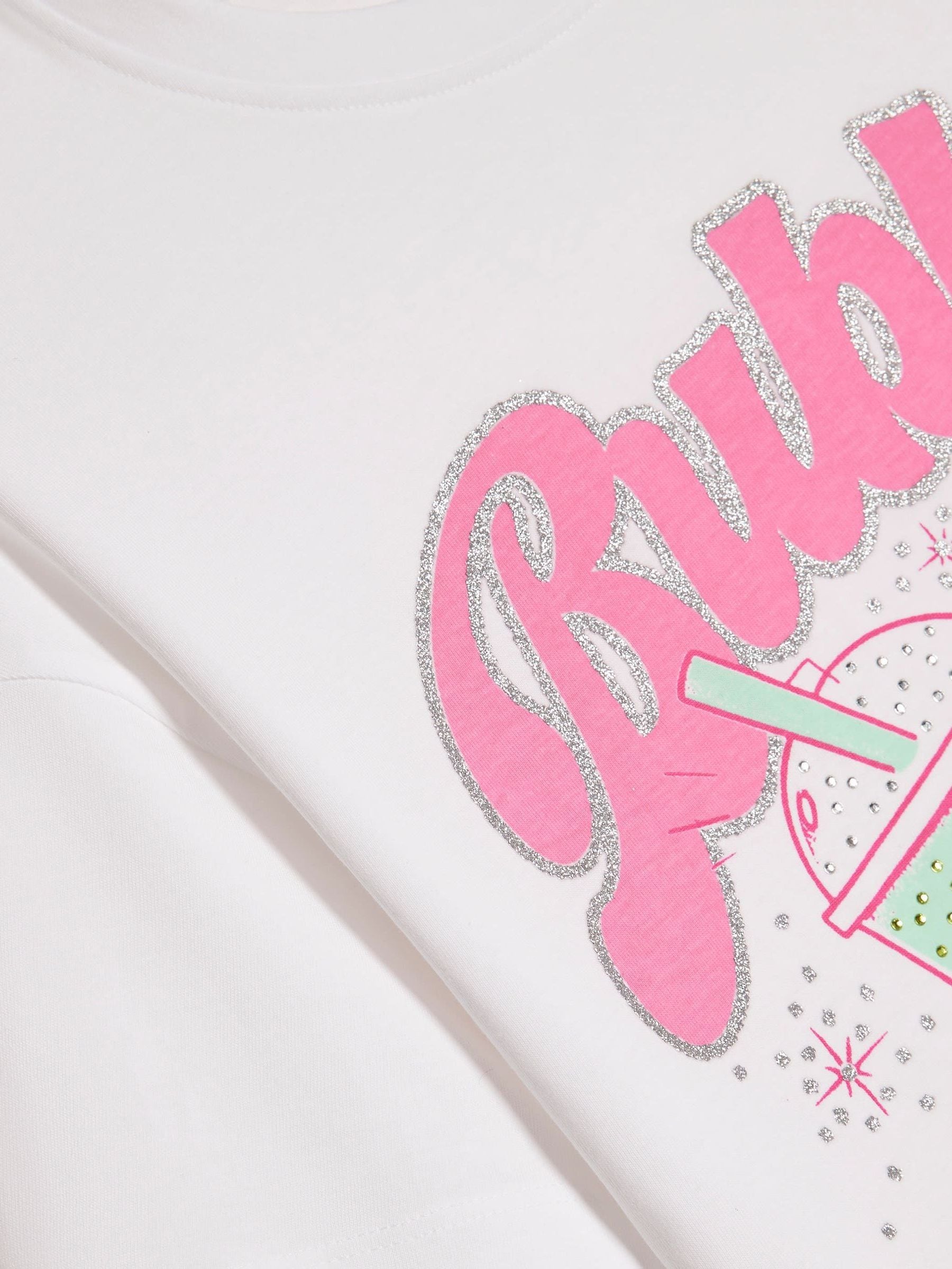 Dsiney Kidz - River Island White Bubble Trouble Matcha T-Shirt image 4
