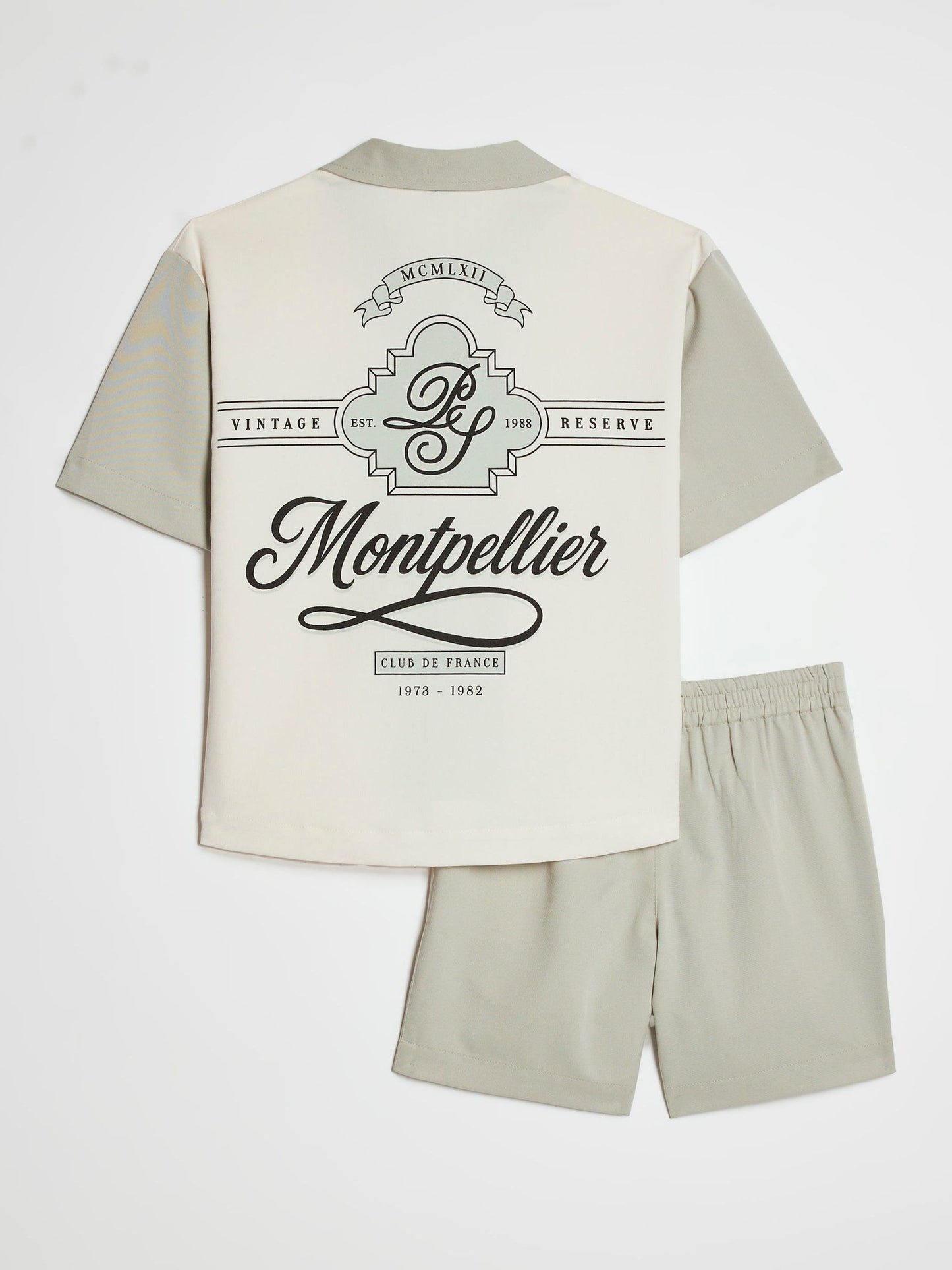 Dsiney Kidz - River Island Green Montpellier Shirt And Shorts Set image 1