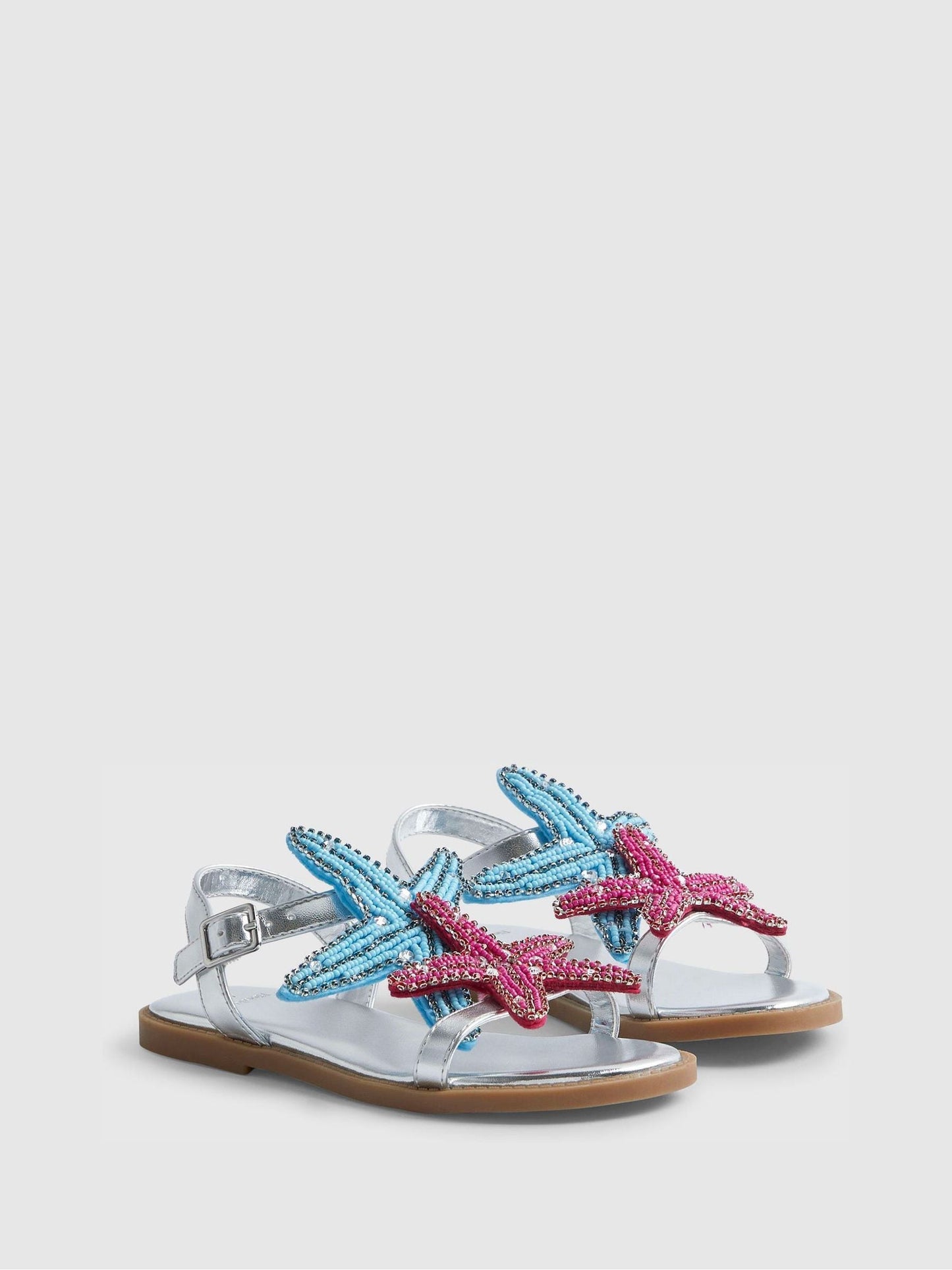 River Island Silver Starfish Sandals image 2