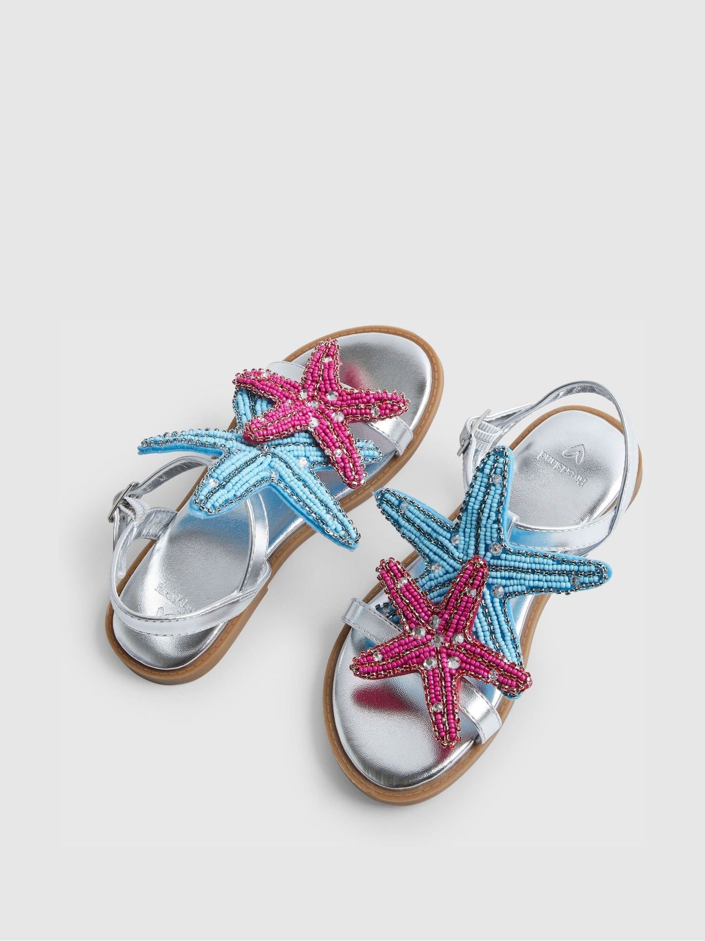 River Island Silver Starfish Sandals image 5